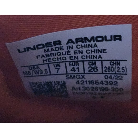 Under Armour  Curry 1 Retro Sour Patch Kids x 3026196 300 Basketball Shoe Size 8 - Picture 12 of 12